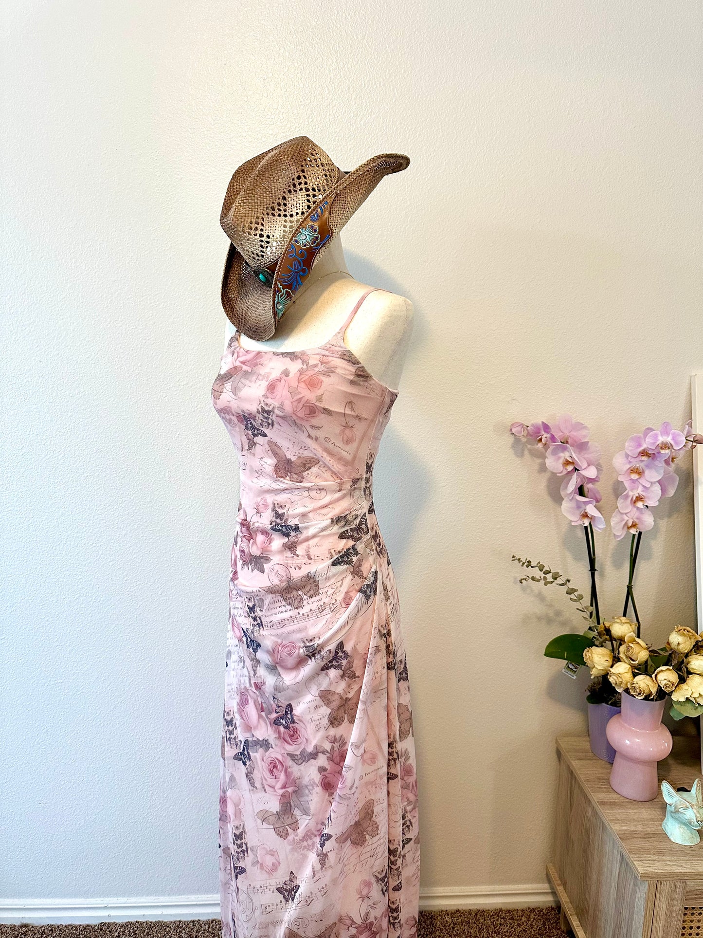 Butterfly and Roses Dress