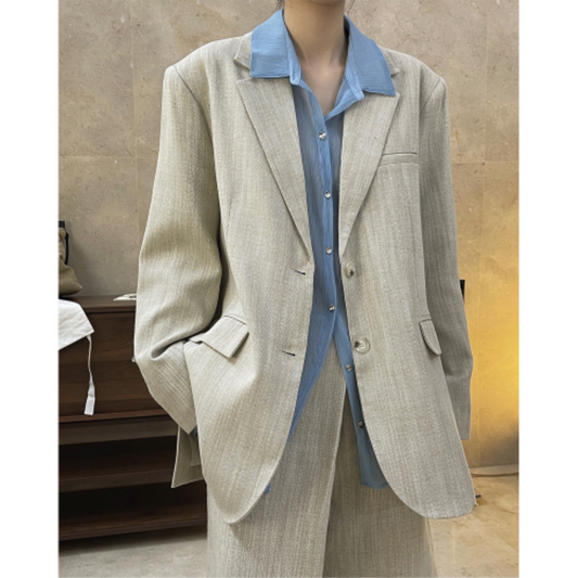 Linen-Colored Blazer